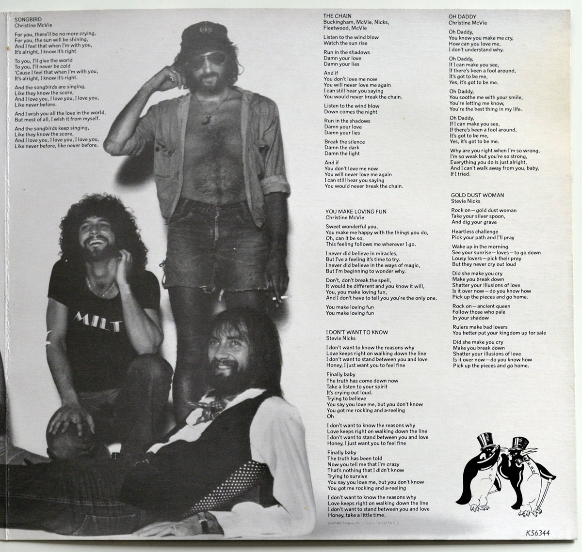 High Resolution Photo FLEETWOOD MAC - Rumours Uk England 